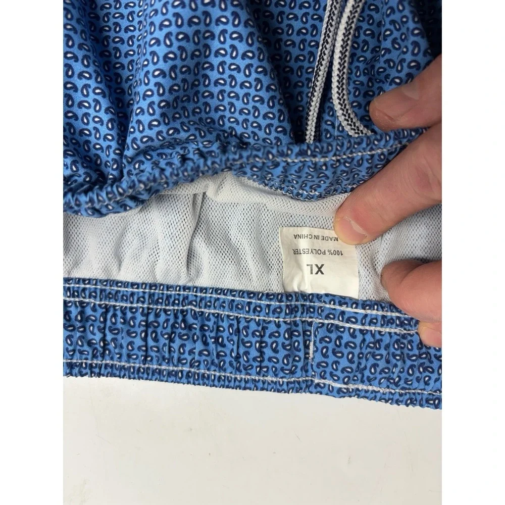 Peter Millar Swim Shorts Trunks Extra Large Blue Mens Performance Pockets Lined